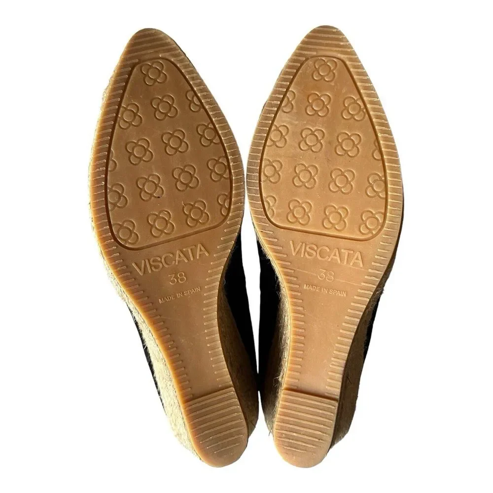 Eric Michael, Womens Teva‎ Espadrille Heel Black EU 38 US 7